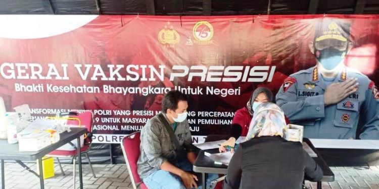 Gerai Vaksin Presisi Siap Layani Masyarakat, Gratis Tanpa Syarat KTP Domisili