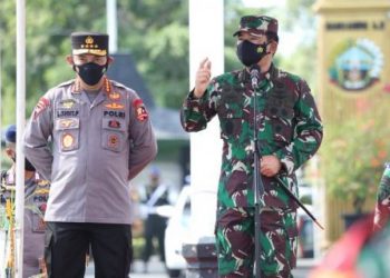 Panglima TNI : TNI-Polri akan Melakukan Penebalan dan Penguatan Posko PPKM Skala Mikro