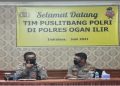 Tim Puslitbang Polri Kunjungi Polres Ogan Ilir, Bahas Implementasi Pelayanan Prima Polri ke Masyakat
