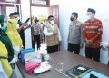 Wali Kota Sambut Kabaharkam Polri di Pos PPKM Lambung