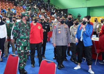 Polri Bersama Mahasiswa Bersinergi Dalam Penanggulangan Pandemi Covid-19