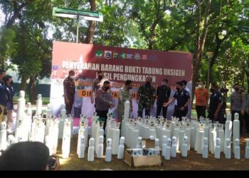 37 Orang Ditetapkan Sebagai Tersangka dari 33 Kasus Penimbunan Tabung Oksigen dan Obat Covid-19