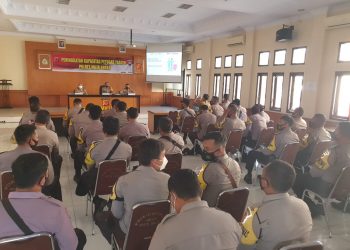 Bhabinkamtibmas Polres Majalengka Diasah Kemampuan sebagai Petugas Tracer Covid-19