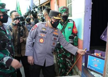 Kapolri: 475.420 Paket dan 2.471.217 Kg Beras Disalurkan Selama PPKM Darurat