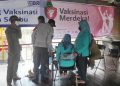181 Peserta Disuntik, Polres Kep Seribu Gelar Vaksinasi Merdeka!