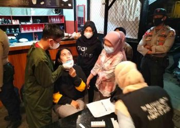 Operasi Yustisi Gabungan Penerapan PPKM Level 4 di Kota Luwuk