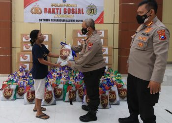 Bantu masyarakat terdampak pandemi, Akpol 91 Bhara Daksa gelar baksos