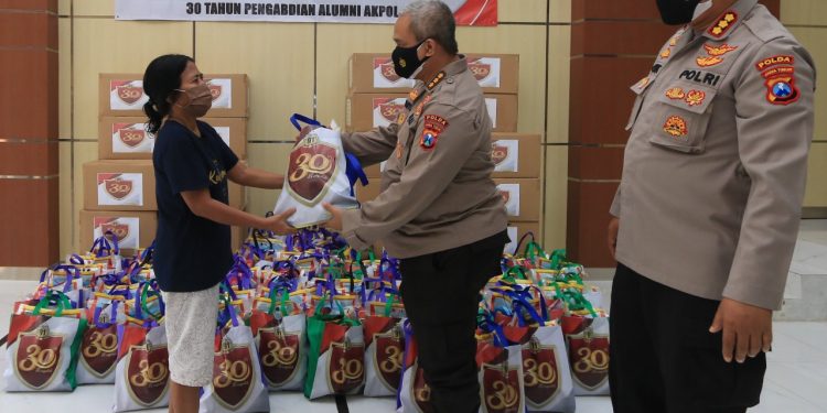 Bantu masyarakat terdampak pandemi, Akpol 91 Bhara Daksa gelar baksos