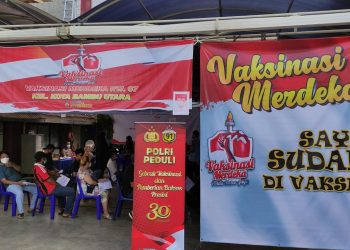 Gelar Vaksinasi Merdeka, Milenial Merah Putih Beri Undian Liburan ke Labuan Bajo
