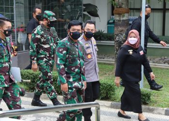 Panglima TNI dan Kapolri Cek Penerapan Silacak di Sleman