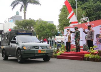 Panglima TNI dan Kapolri Resmikan Gerakan Mobil Masker di Wilayah Malang Raya
