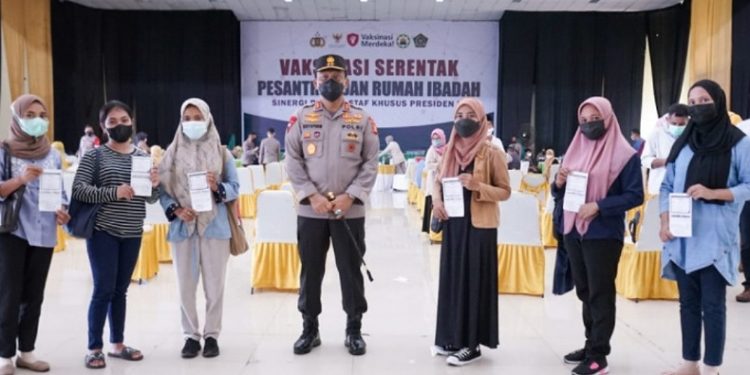 Maluku Utara Target Vaksinasi Merdeka 2.000 Dosis per Hari, Libatkan TNI-Polri