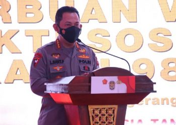 Panglima-Kapolri Tinjau Serbuan Vaksinasi Akabri 98, Lempar Pesan Sinergi
