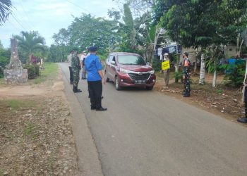 Polsek Hatungun Lakukan Ops Yustisi bersama TNI dan Satpol PP