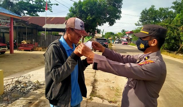 POLSEK PALARAN GELAR OPERASI YUSTISI GUNA MENEKAN PENYEBARAN COVID-19
