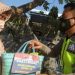 Satlantas Polres Grobogan Lagi-lagi Bagikan Sembako