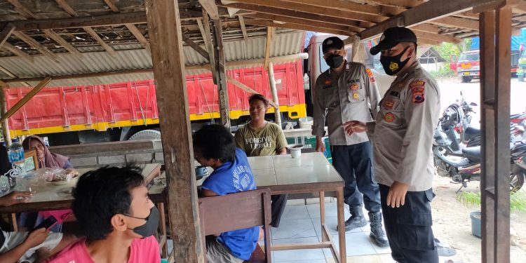 Woro-woro Prokes Cara Polsek Pancur Rembang Cegah Covid-19