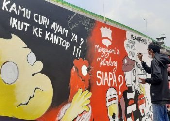 10 Mural Pemenang Lomba Akan Dipajang di Depan Mabes Polri