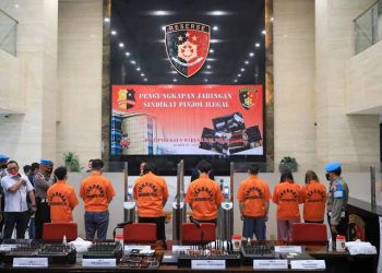 Bareskrim Polri Berhasil Amankan Uang Senilai 20,4 Miliar Terkait Transaksi Pinjaman Online Ilegal.