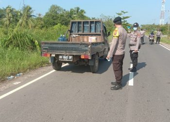 Cegah Covid-19, Polsek Pulau Petak Rutin Gelar Operasi Yustisi