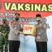 Kapolri Cek Vaksinasi Bareng PCNU Banyuwangi : Minta Target 70 Persen Vaksinasi Dikejar