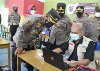 Polisi Gelar Vaksinasi Massal di Tiga Lokasi Dimasa PPKM