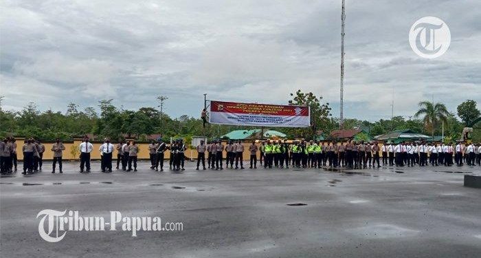 Polres Mimika Cek Kesiapan Jelang Nataru