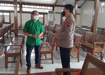 Kapolsek Banjarsari Cek Sejumlah Gereja Jelang Nataru 2021