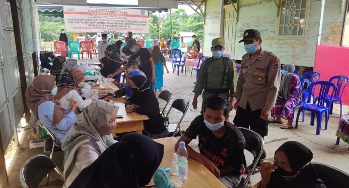 Demi Tidak Bertambahnya Penyebaran Covid-19 Masyarakat Sangat Antuasias Untuk Ikut Vaksinasi