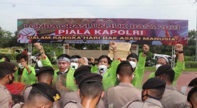 Beri Ruang Kepada Masyarakat Sampaikan Aspirasi, Polda Kaltim Gelar Lomba Orasi Unjuk Rasa