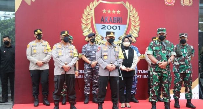 Kapolri Apresiasi Akabri 2001 Dwipa Arya di SICC dan Percepatan Vaksinasi Capai 3 Juta