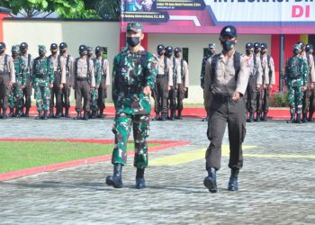 Pelatihan Integrasi Siswa TNI-Polri di SPN Hinai Polda Sumut, Ka SPN : Tingkatkan Soliditas