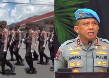 Viral Pasukan Polisi Diejek Nama ‘Sambo’, Netizen Beri Komentar