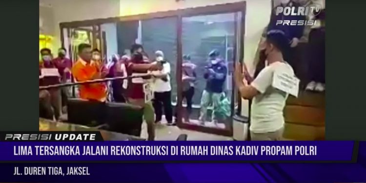 Netizen Komentari Video Rekonstruksi Detik-Detik Brigadir J Ditembak Mati Sambo dan Bharada E