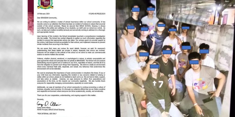 Kasus Bullying SMA Binus Serpong