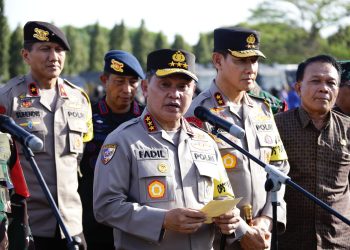 POLRI menggelar latihan praoperasi (Latpraops) untuk pengamanan High-Level Forum on Multi-Stakeholders Partnerships (HLF MSP) dan Indonesia-Africa Forum (IAF) ke-2