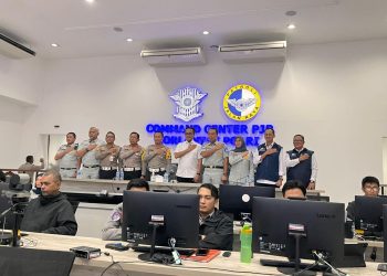 Kakorlantas dan Wamen BUMN Tinjau Pengelolaan Lalu Lintas Nataru di Command Center