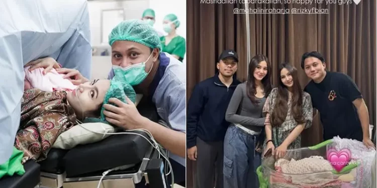 Mahalini dan Rizky Febian Sambut Kelahiran Anak Pertama, Ini Namanya