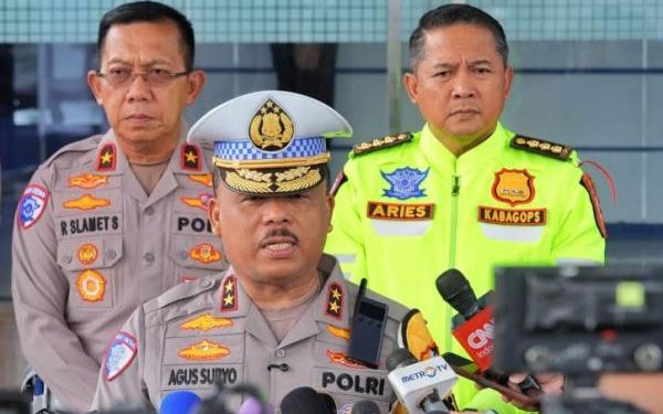 Skema One Way dan Contraflow Korlantas Polri Diterapkan di Tol Jakarta-Cikampek