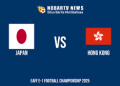 Jepang vs Hong Kong di EAFF E-1 2025