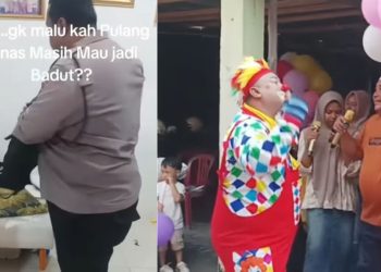 Pak Polisi Jadi Badut Usai Dinas-Demi Nafkah Tambahan