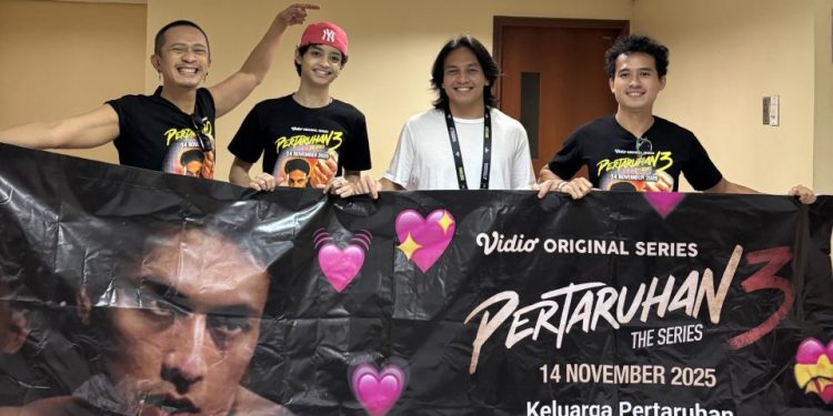 Pertaruhan The Series 3: Cast Kompak Dukung Elzan di Ring Tinju