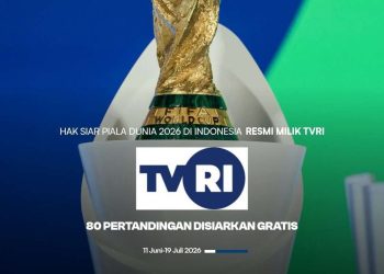 Resmi, TVRI Siarkan 80 Pertandingan Piala Dunia 2026 Secara Gratis untuk Seluruh Indonesia