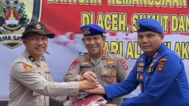 Alumni Akpol 98 Salurkan Bantuan untuk Korban Bencana di Sumbar, Sumut, dan Aceh.