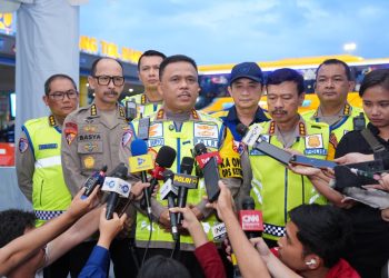 one way nasional KM 414 Kalikangkung arus balik terkendali