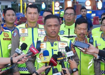 Kakorlantas Polri Irjen Agus Suryonugroho Patroli Langsung di Tol Trans Jawa Kawal Sisa Arus Balik