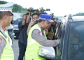 pengamanan arus mudik Lebaran 2026 di Gerbang Tol Kalikangkung