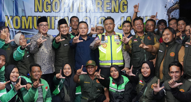 Dekati Pengemudi Daring, Korlantas Polri Sukses Bangun Kemitraan dengan Ojol Jambi